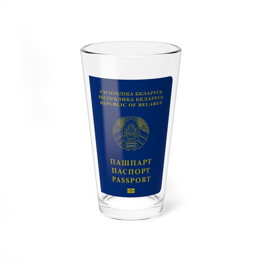 Belarus Passport - Pint Glass 16oz