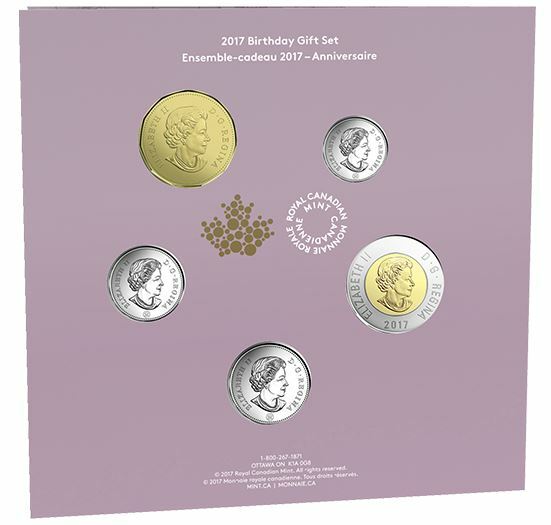 2017 Gift Coin Sets (O Canada, Birthday)