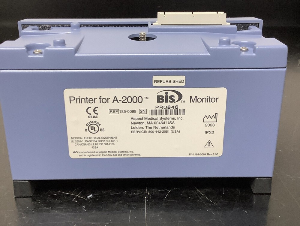 BIS PRINTER FOR A-2000 PRO846 REF 185-0098 ASPECT MEDICAL SYSTEMS