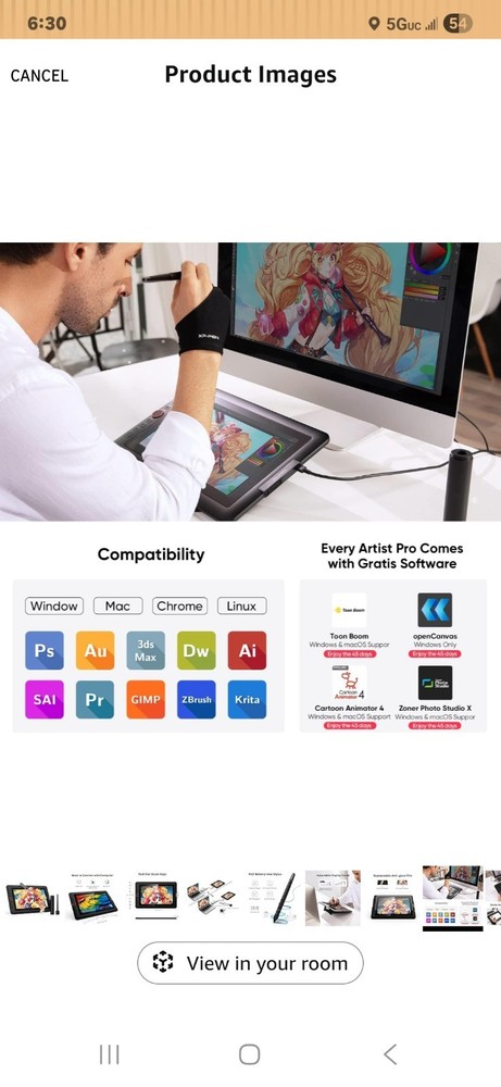 Xp-pen Artist 13.3 Pro Graphics Tablet - Black