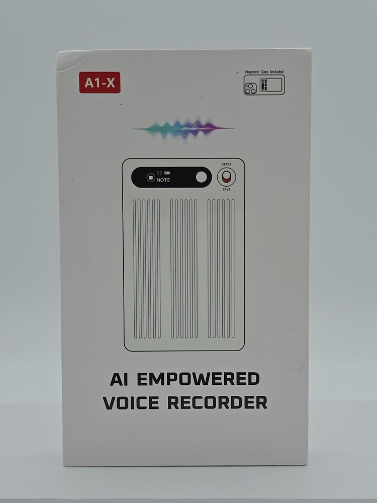 AI Note Taking Voice Recorder Transcriber, Slim Discrete Digital Voice Recorder