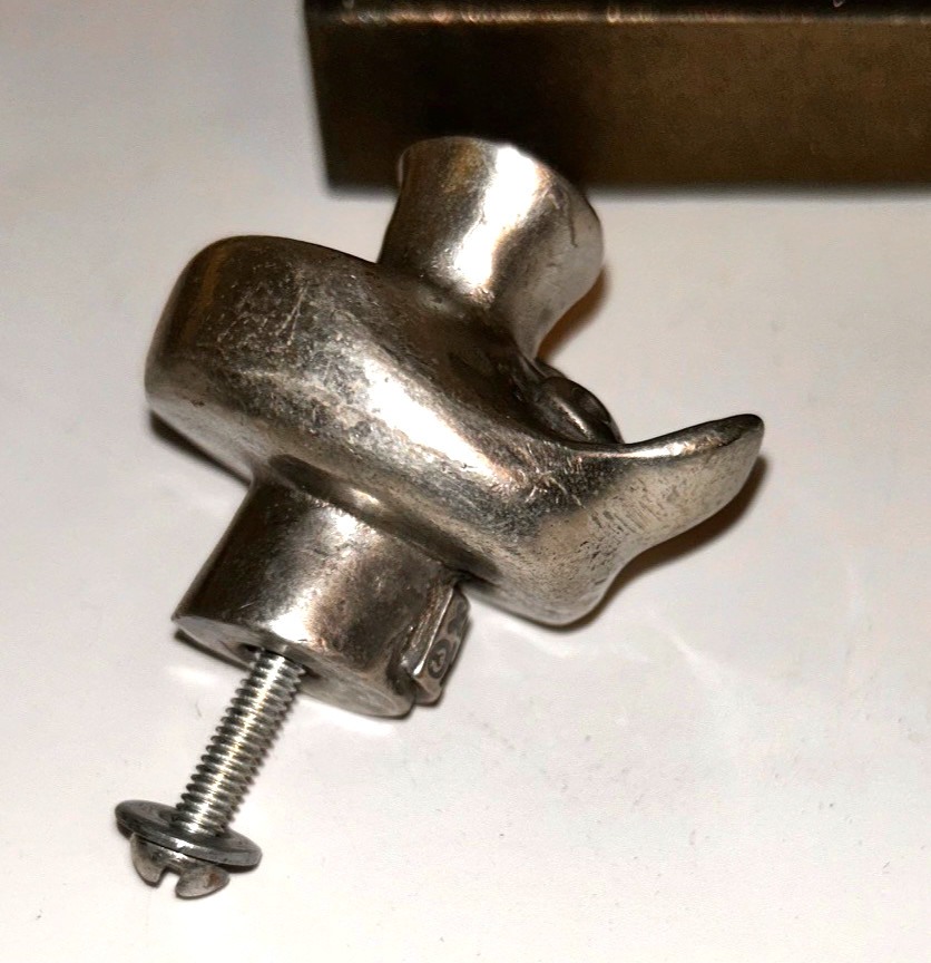 Roux Roux Pighead Original Pewter Drawer Pull Original Box