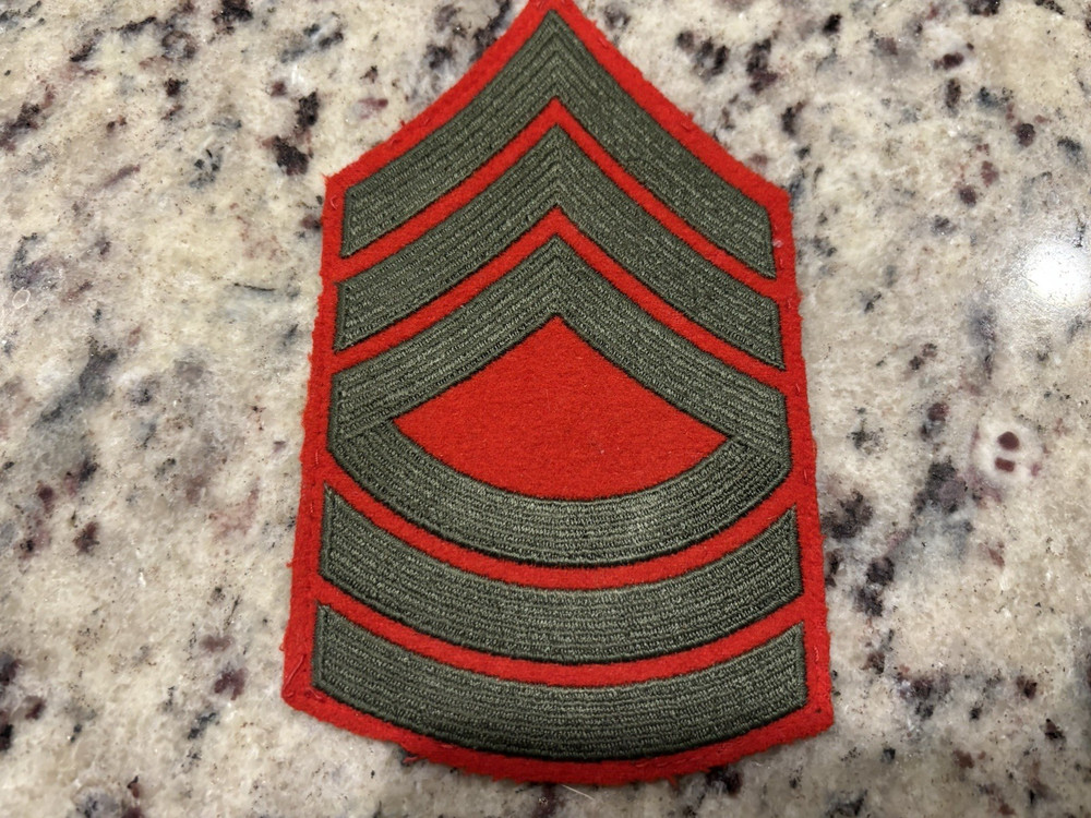 USMC Master Sergeant Chevrons from MSG Carl W. Perigo Estate