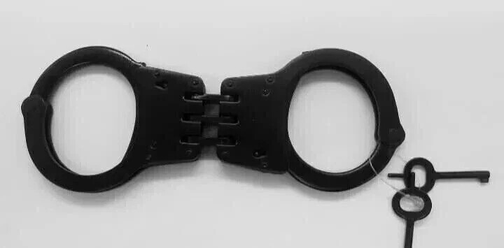Maximum Security Handcuff Alcyon Double Lock Black Speedcuffs Quick cuff