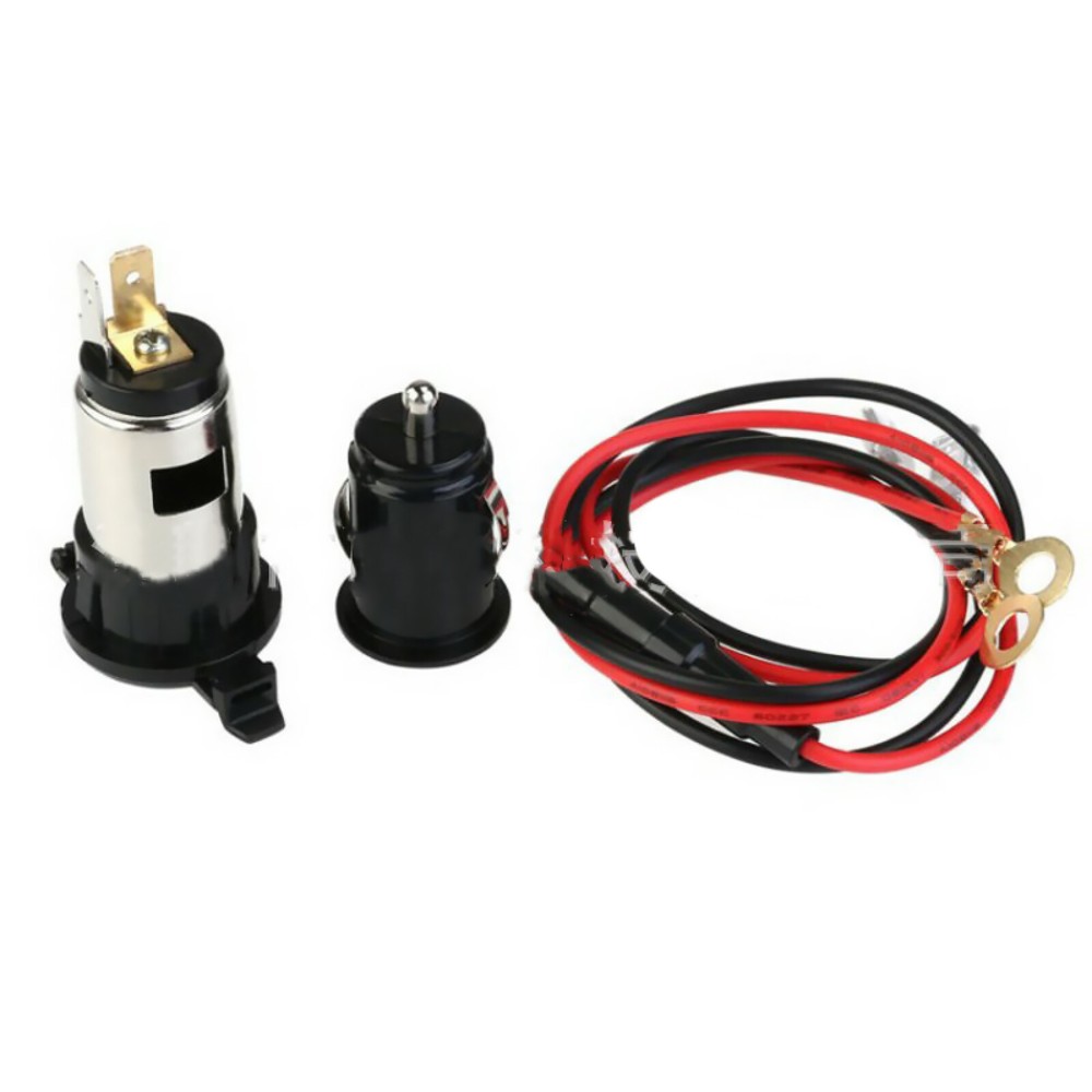 12V USB Car Cigarette Lighter Socket Charger Power Adapter Outlet Accessory Kit