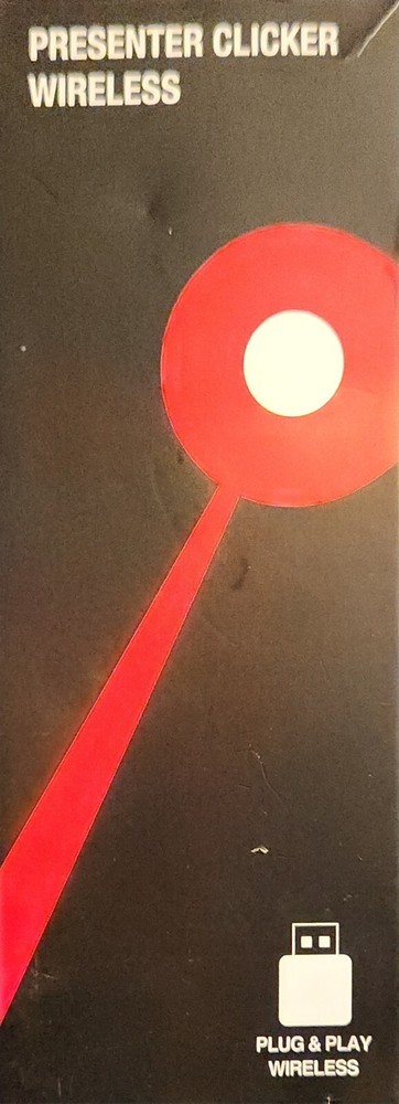 Wireless Plug And Play Presenter Clicker