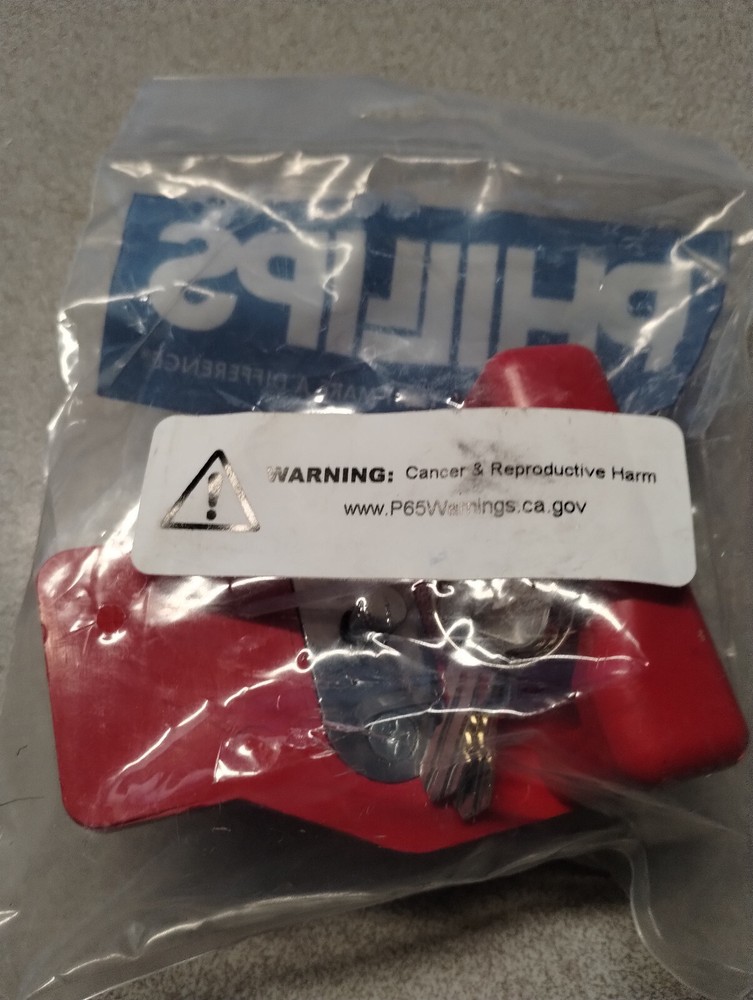 Phillips 12-700FJ GladHand Lock Trailer Theft DeterrentW/ KeysRed Polyethlene(D)