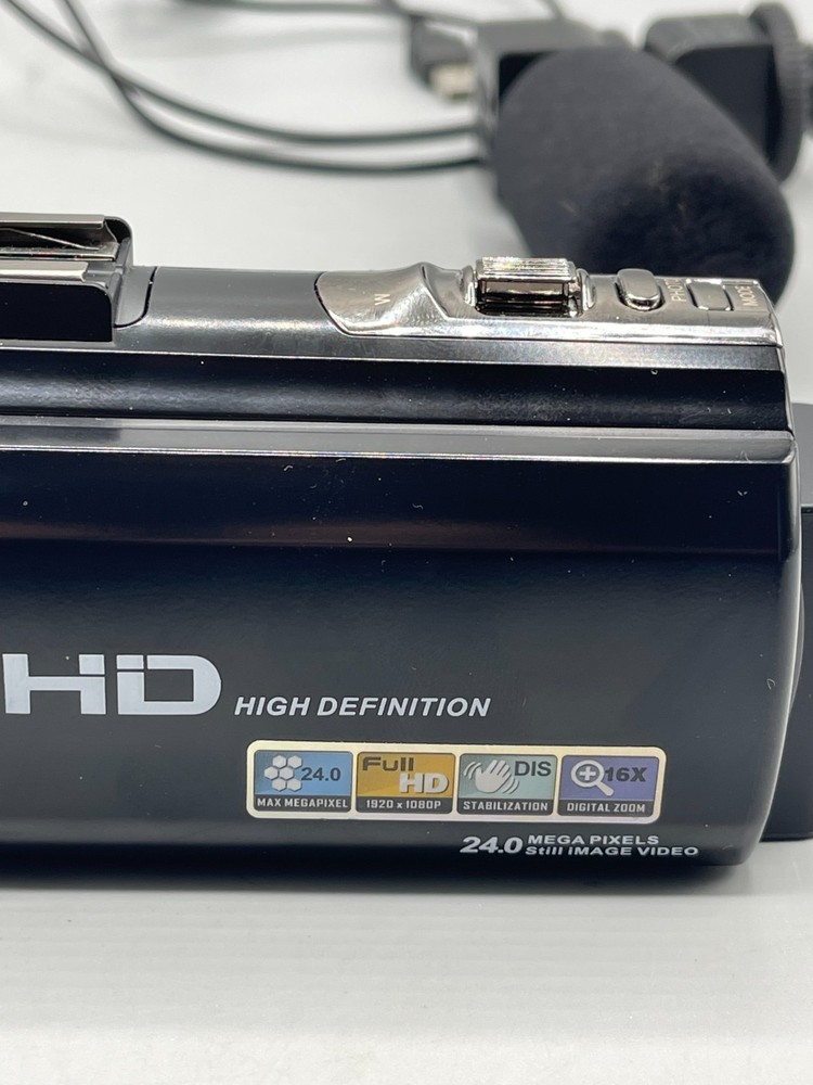 Full HD Digital Recording Camera, Detachable Microphone, Vlogging Camera