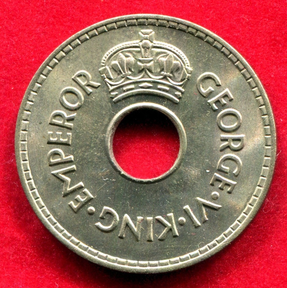 Fiji - 1937 1P KM#7 in Choice BU