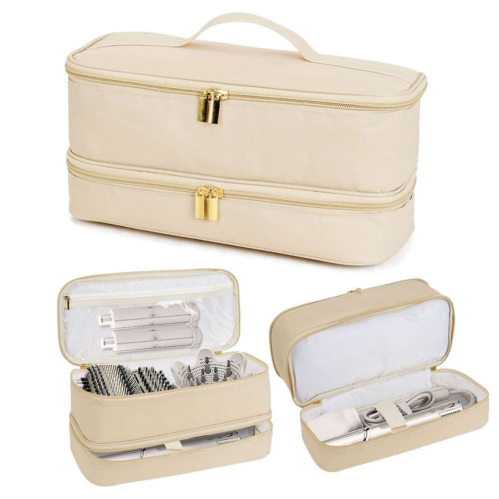 2 Layer Travel Carrying Case for Shark Flexstyle/Dyson Airwrap Styler Storage