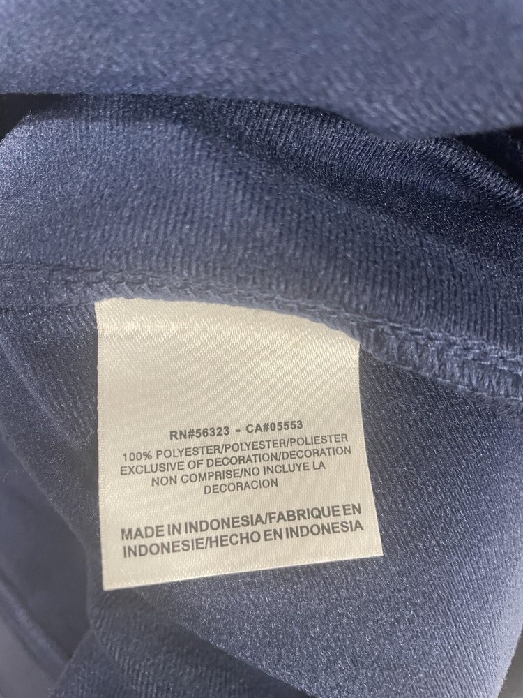 Nike Mens Blue Polyester Athletic Jacket Size XL