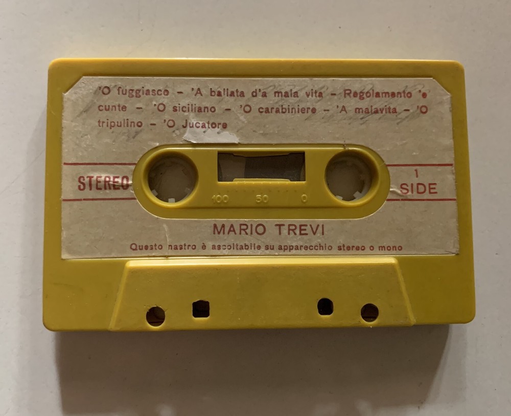 MARIO TREVI MUSIC CASSETTE