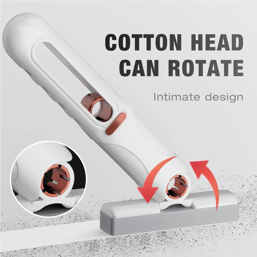 1pc2Mop Head,Hand-Washable Desktop Cleaning Mini Mop