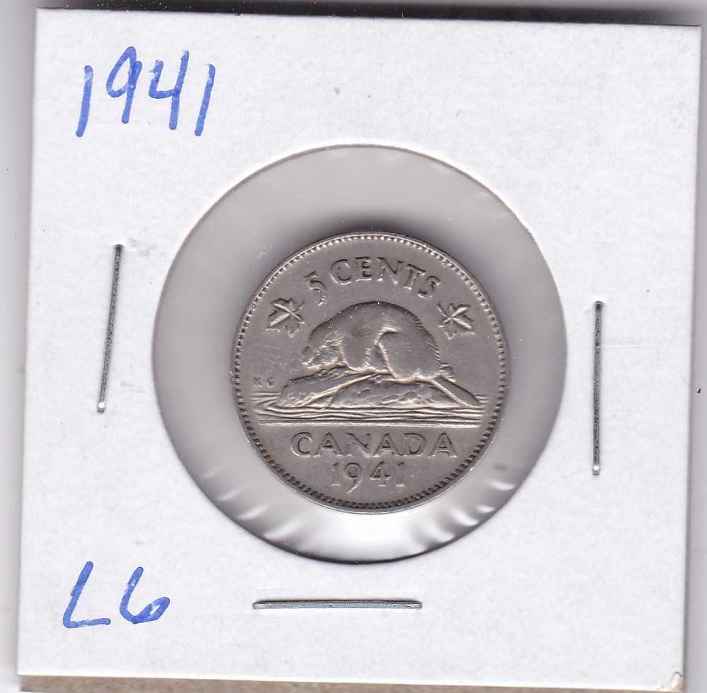 1941 Canada 5 Cents L6
