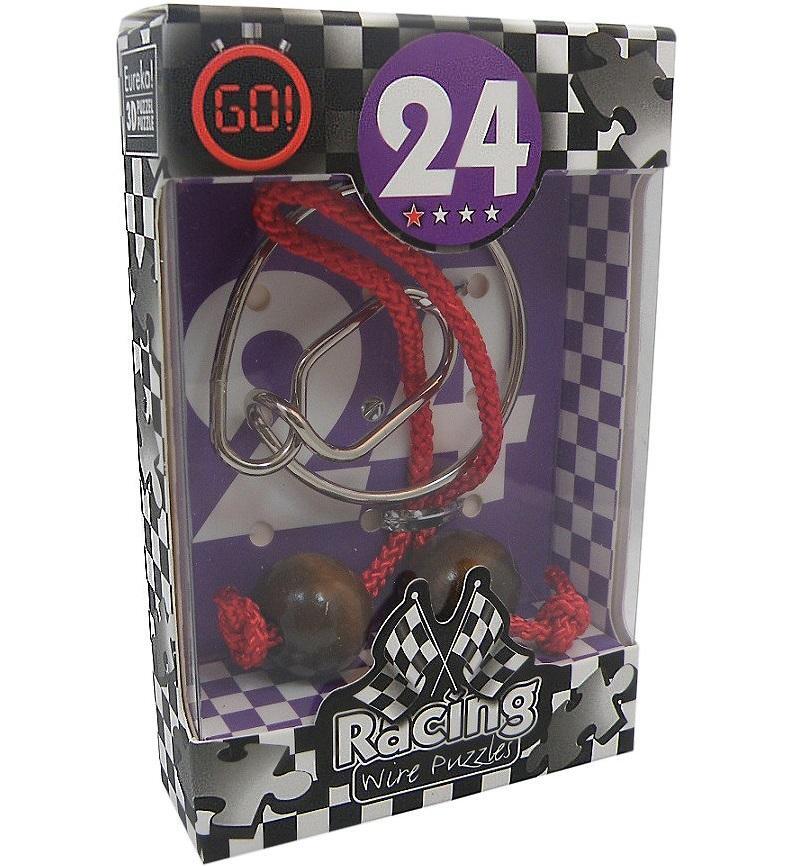 Racing Wire No. 24 - String Brainteaser Metal Puzzle