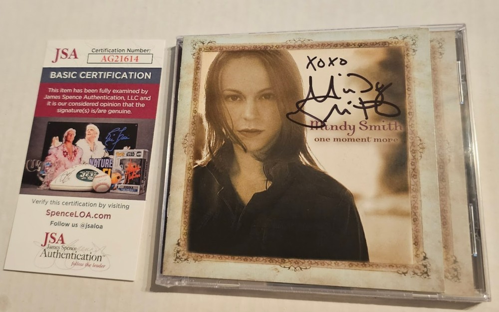 Mindy Smith  Signed Autographed One Moment More CD JSA Certified COA