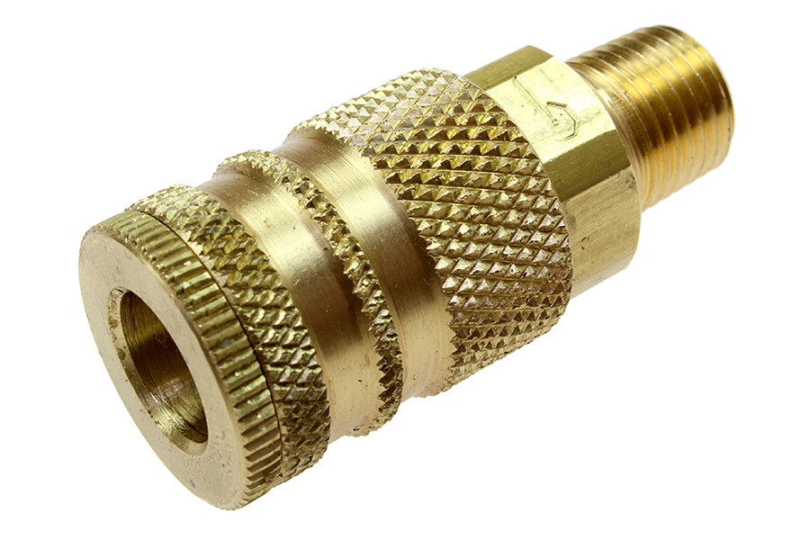 1/4" Industrial Coupler, 1/4" MPT - 152