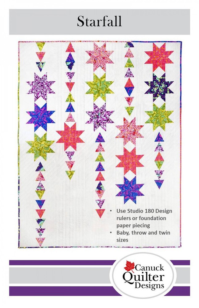 Starfall by Canuck Quilter Designs (3 Size Options)