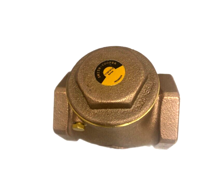 SMITH COOPER 2" BRASS SWING CHECK VALVE IPS - NPT 200 WOG