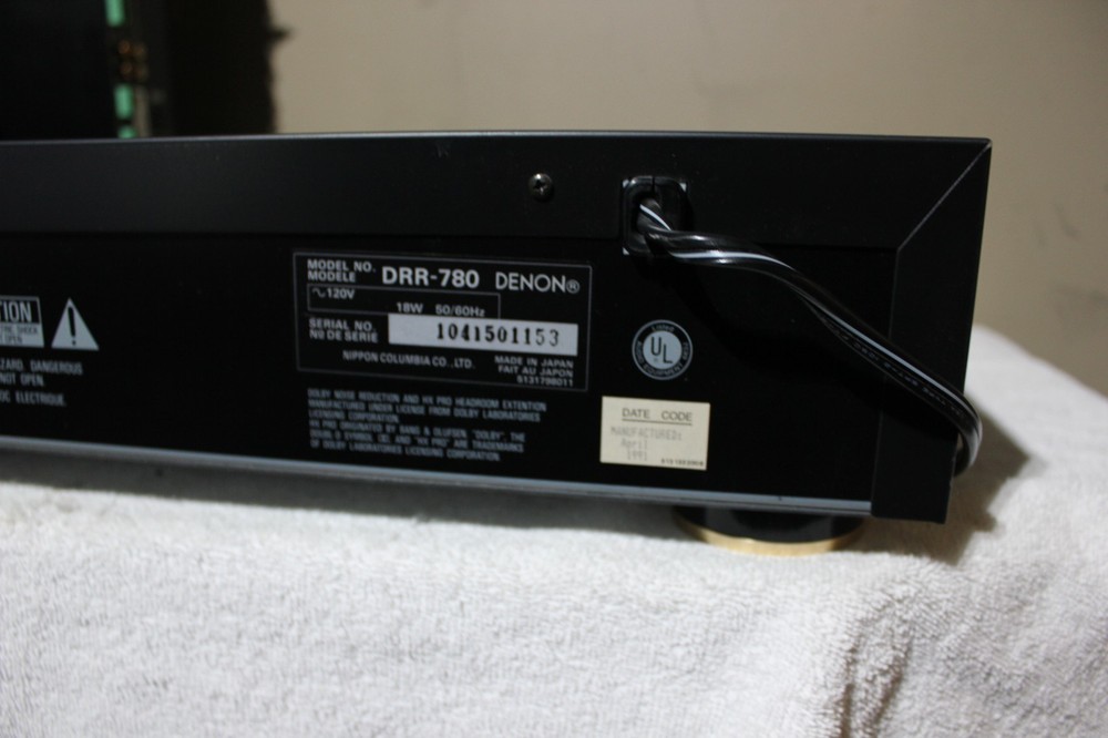Nice Denon DRR-780 Horizontal Load Cassette Tape Deck