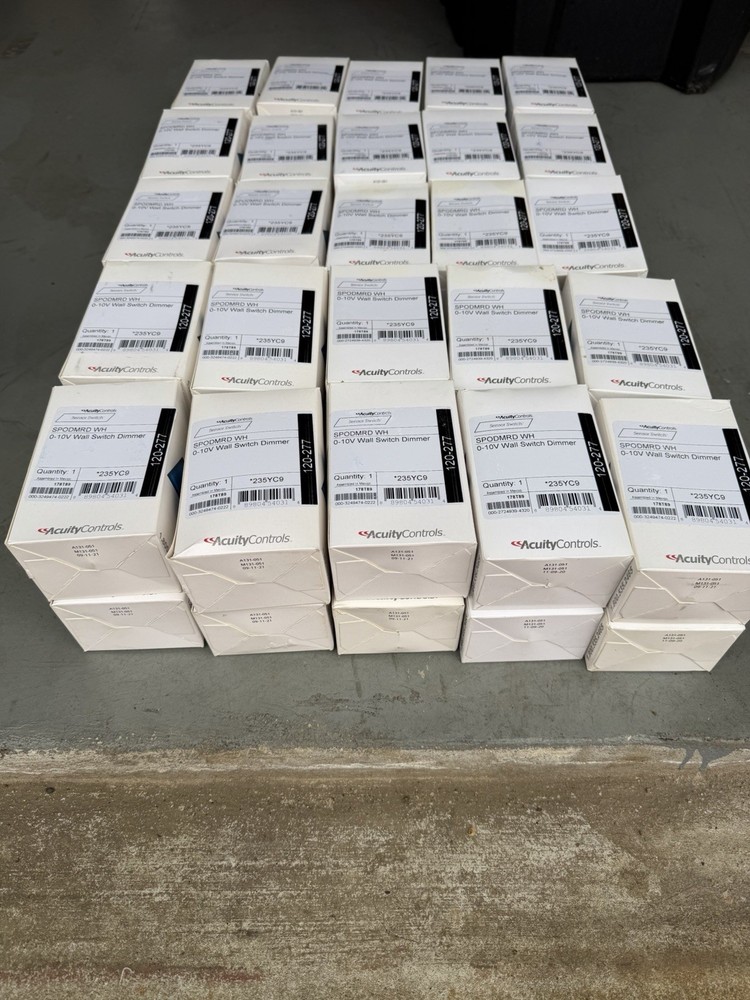 Sensor Switch SPODMRD WH 0-10V LED Dimmer Wall Switch Acuity Controls