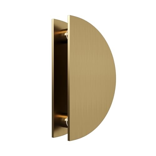 Half-Round Pull Handle, Double-Sided Heavy-Duty Diameter 200mm/7.9in Gold