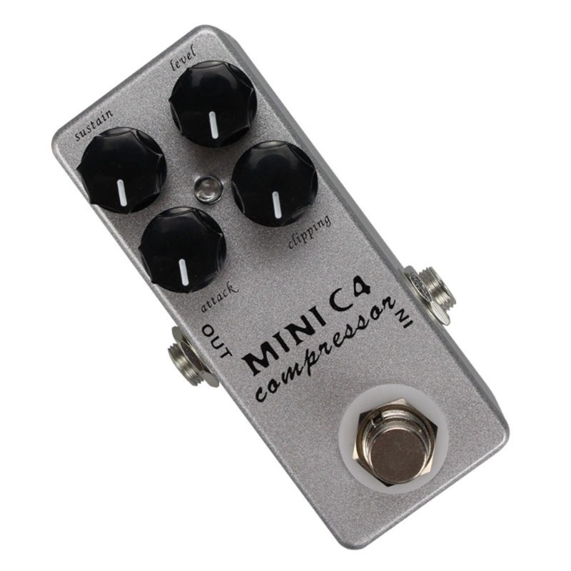 True Bypass Compact Compressor Guitar Effect Pedal Overdrive 4 Modes Effector