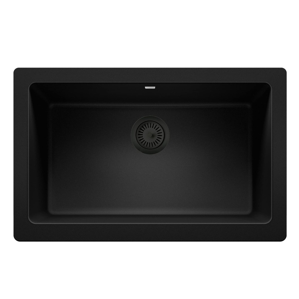 Coal Black 3.5 Inch Disposal Flange for BLANCO SILGRANIT Sinks and Garbage Di...