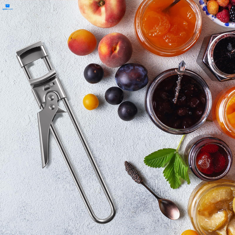 Bottle Opener & Jar for Weak Hands, 7.87*1.26*0.79in, Silver