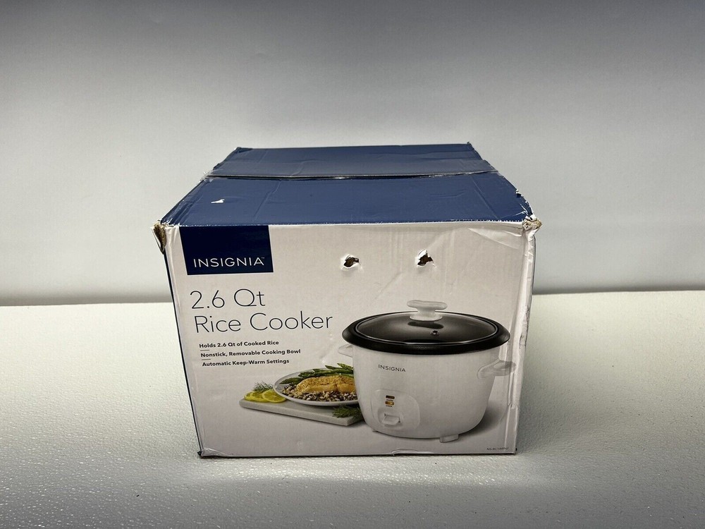 Insignia - 2.6-Quart Rice Cooker - White (NS-RC14WH7)