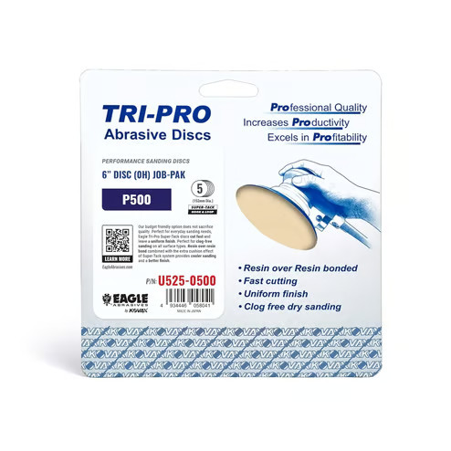 Eagle Abrasives 6” TRI-PRO S-Tack Discs