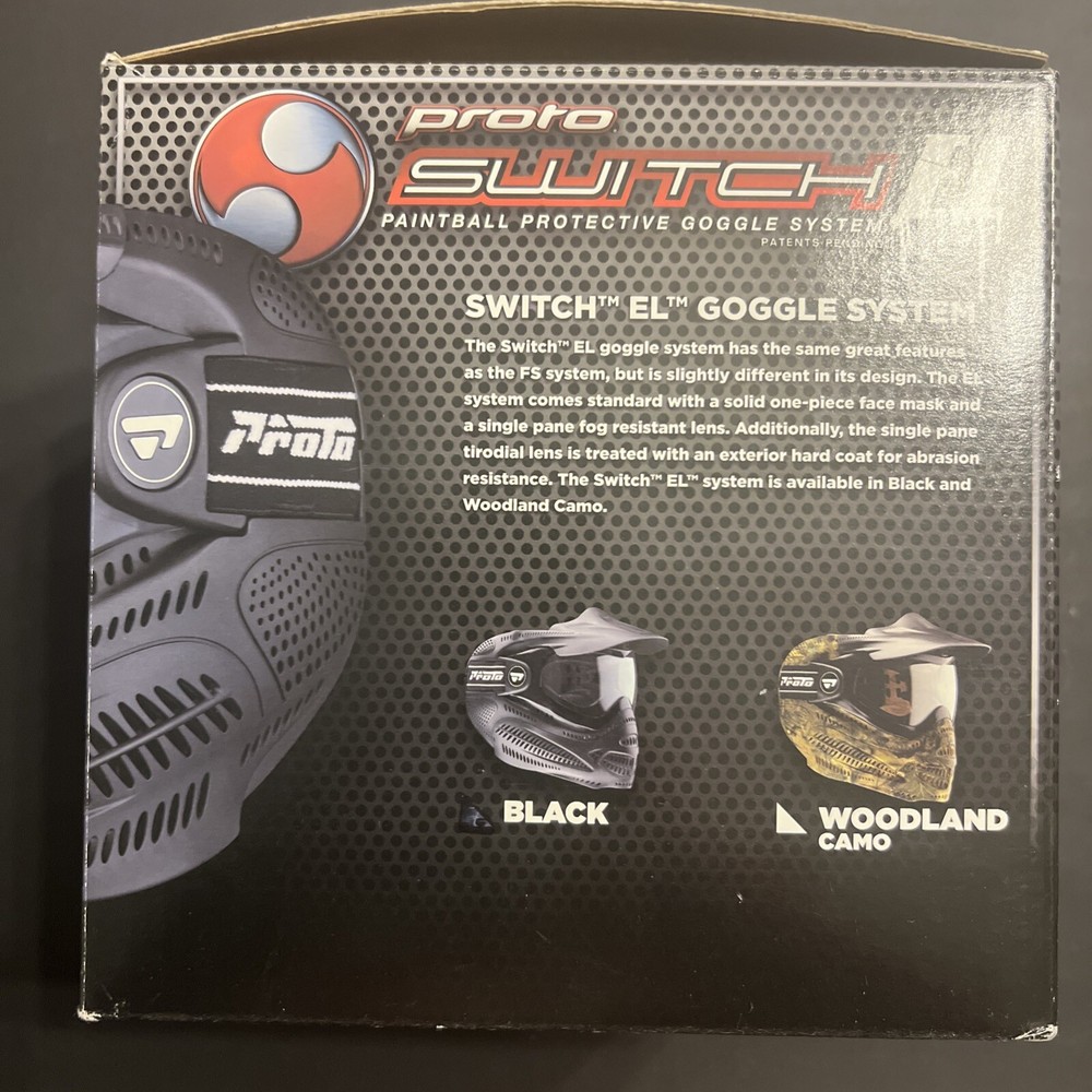 Proto Switch El Goggle System Black