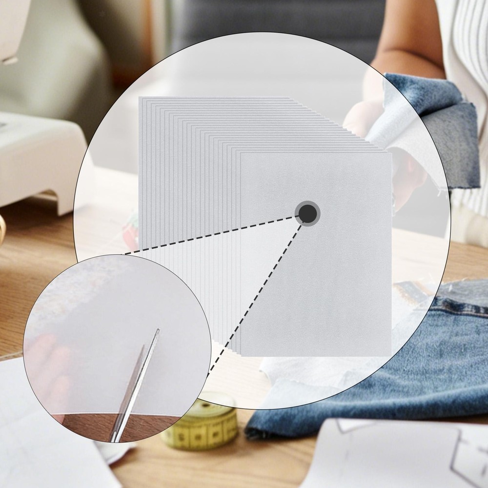 100Pcs Freezer Paper Sheets Foundation Piecing Papers Quilting Stable Practical