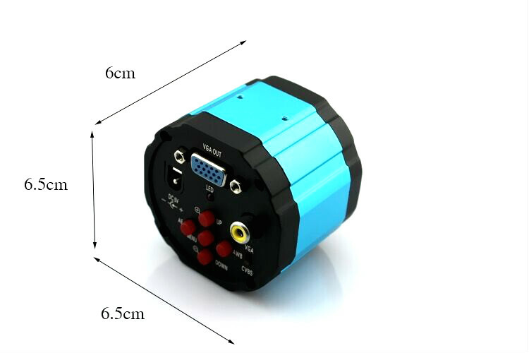 2.0 MP Microscope Electronic Eyepiece VGA AV Dual Output Industrial Camera