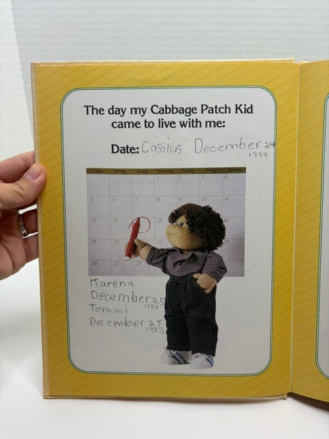 Vintage My CABBAGE PATCH KID and Me Keepsake Journal--Pre Owned
