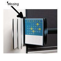 GBC Quartet 5 Panel Black Flip Book for Visual Organizers