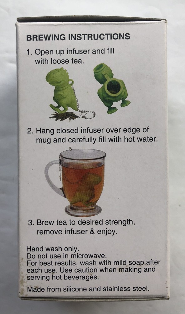 New DCI Tea Rex Tea Infuser Steeper Reusable