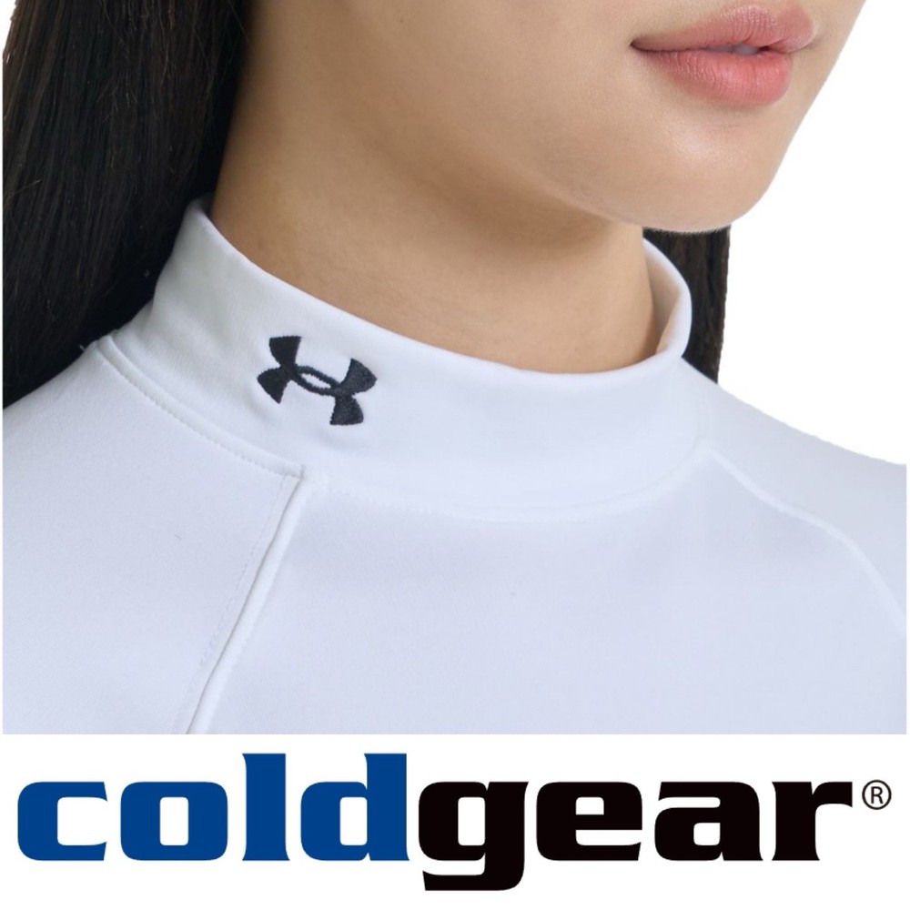 Size:Large🔥Under Armour Authentics Mock Neck Top Women's Coldgear Base layer