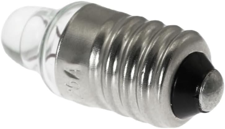 10PCS Mini Screw Base Light Bulbs E10 Flashlight Bulbs Light Mini Lamps for Home