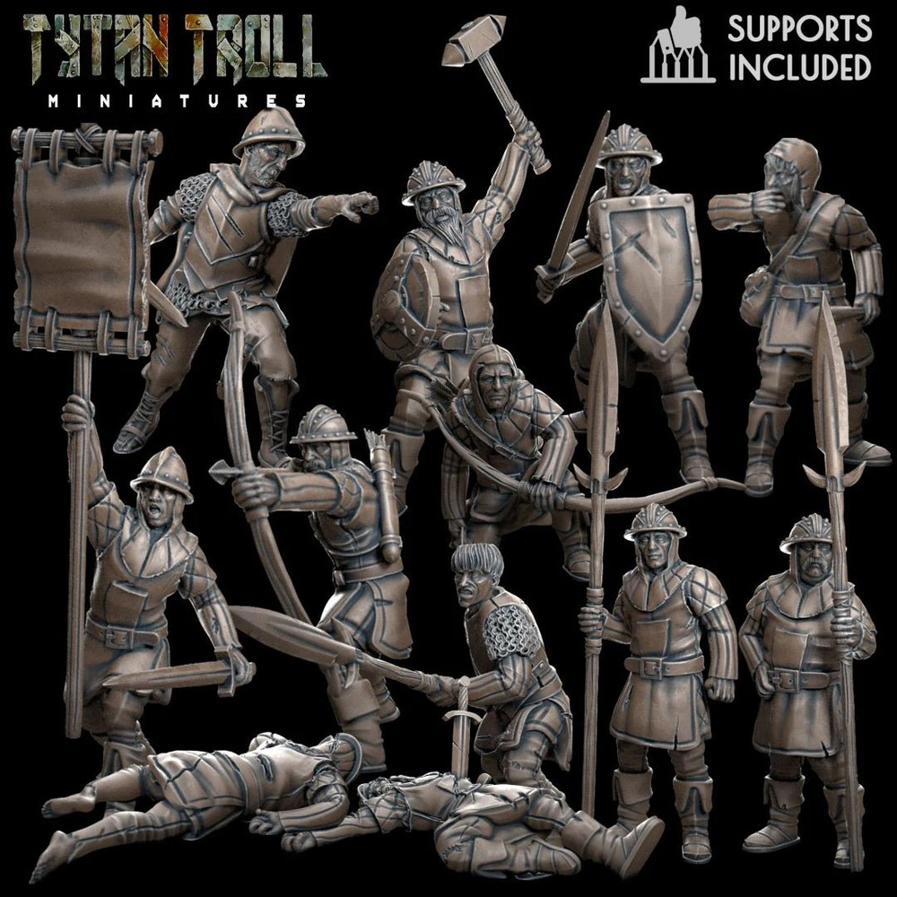 Town Guards Miniature