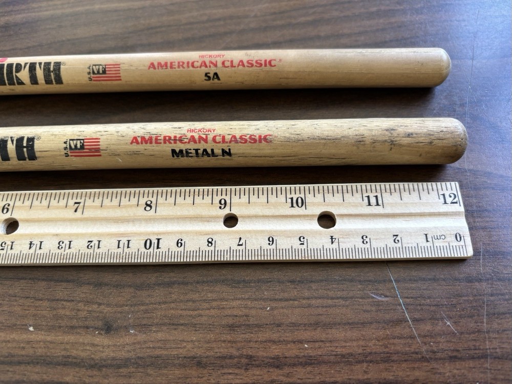 Used 2 Different Vic Firth Size Drum Sticks
