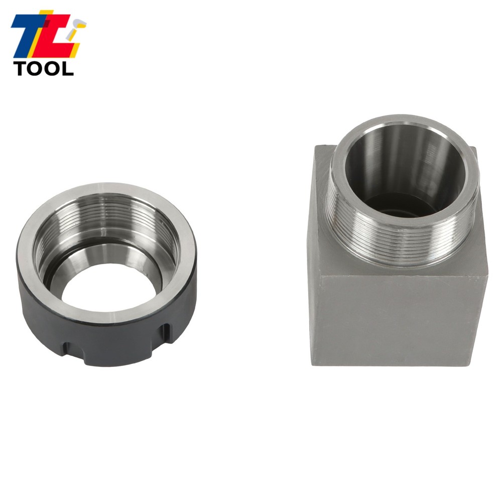Collet Block Spring ER32 Hex & Square Chuck Holder Set For CNC Milling Machine
