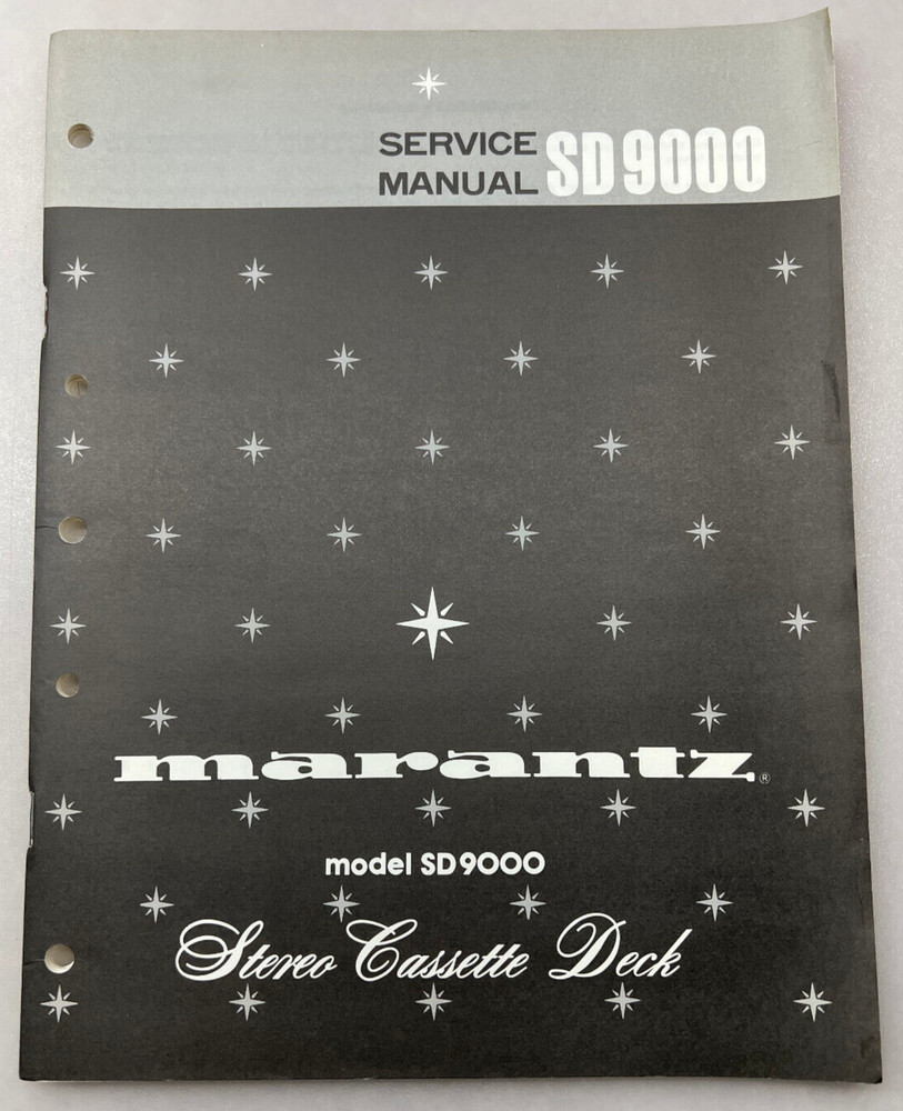Marantz SD9000 Original Service Manual Free Shipping