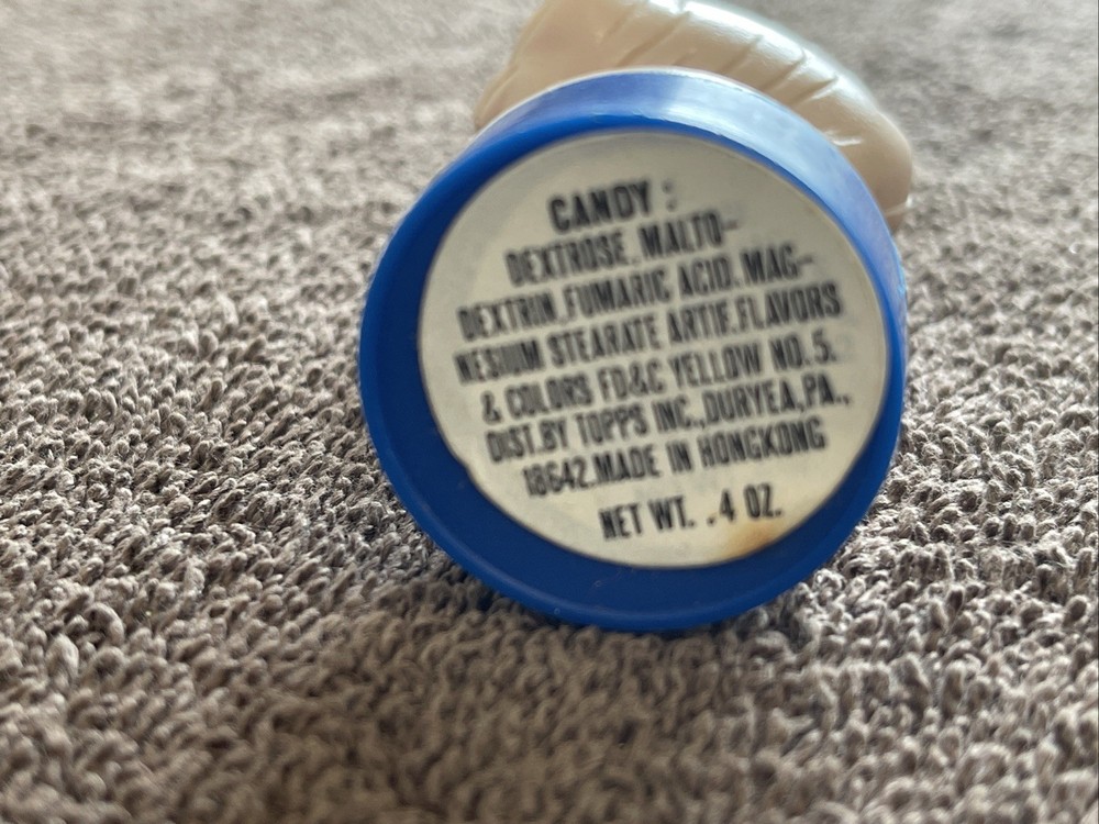 E. T. Candy Container (Topps 1982) Extra Terrestrial ~ VTG Blue ~ With Candy!