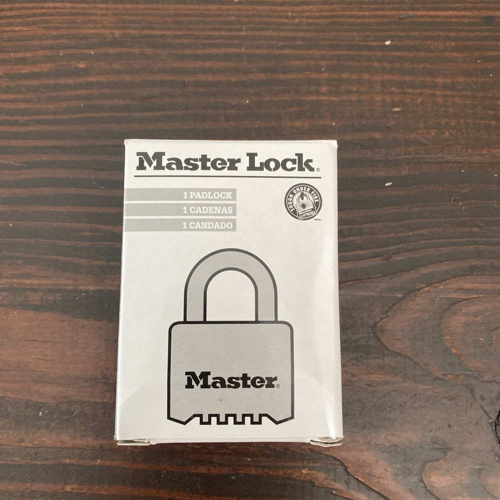 Master Lock 178BLK Combination Die-Cast Padlock - Black