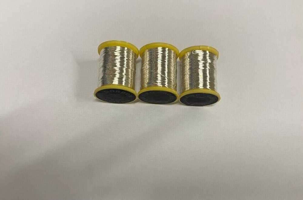 Silver Wire x 3 Spools - Fine, Medium & Large