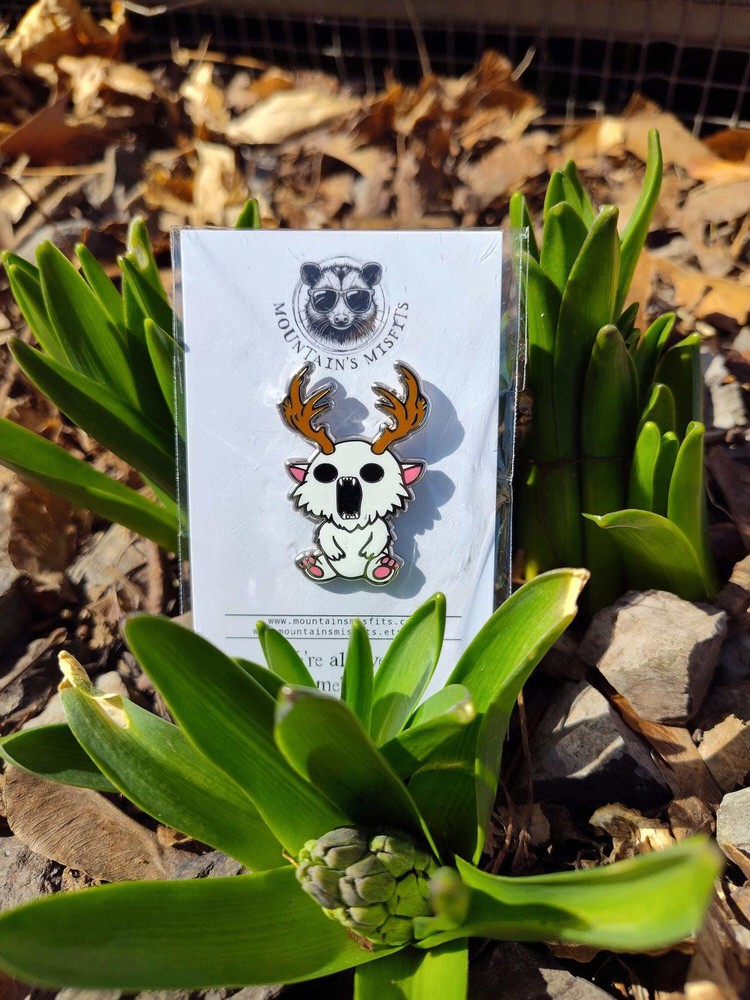 Wendigo Enamel Pin - Cryptid Pin