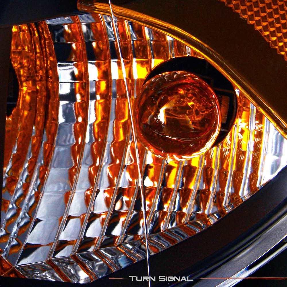 - LED DRL Black Projector Headlights Compatible with 2011-2014 Ford Edge Halogen