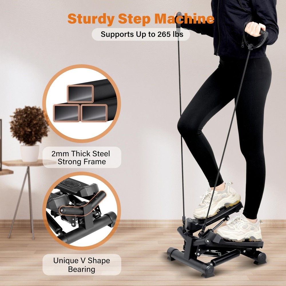 Multi-Function Adjustable Stepper - Leg Training, Endurance, and Rehabilitati...
