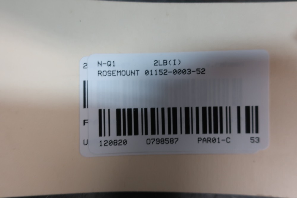 Rosemount 01152-0003-0052 Pressure Transmitter Sensor